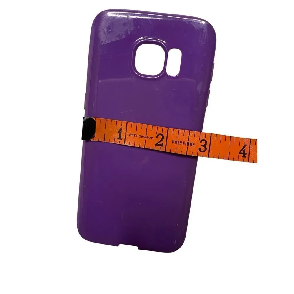 Purple Slim TPU Gel Phone Case For Samsung Galaxy J3 Orbit Emerge 2018 Silicone